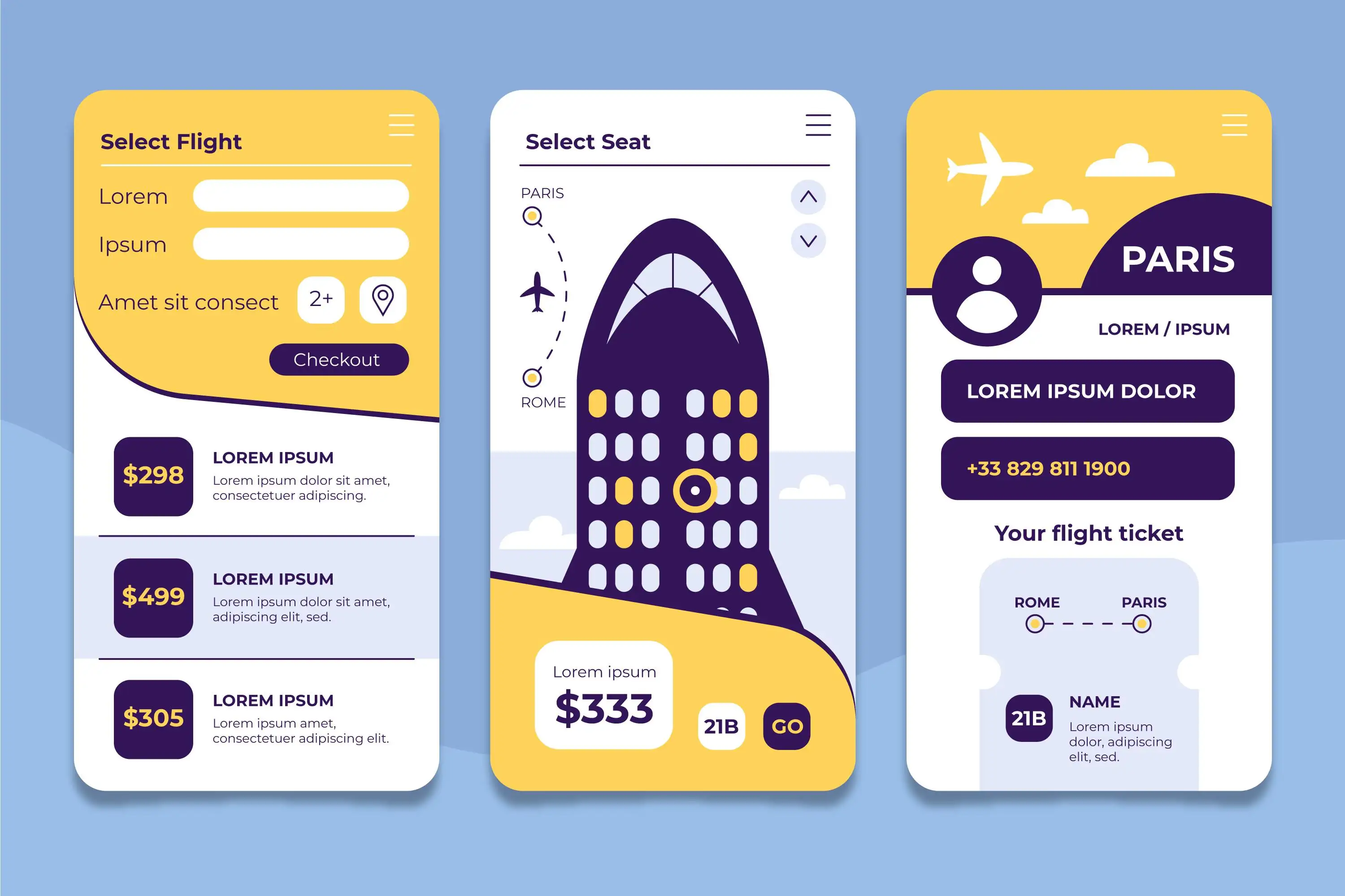 Smart Seat Booking System UI